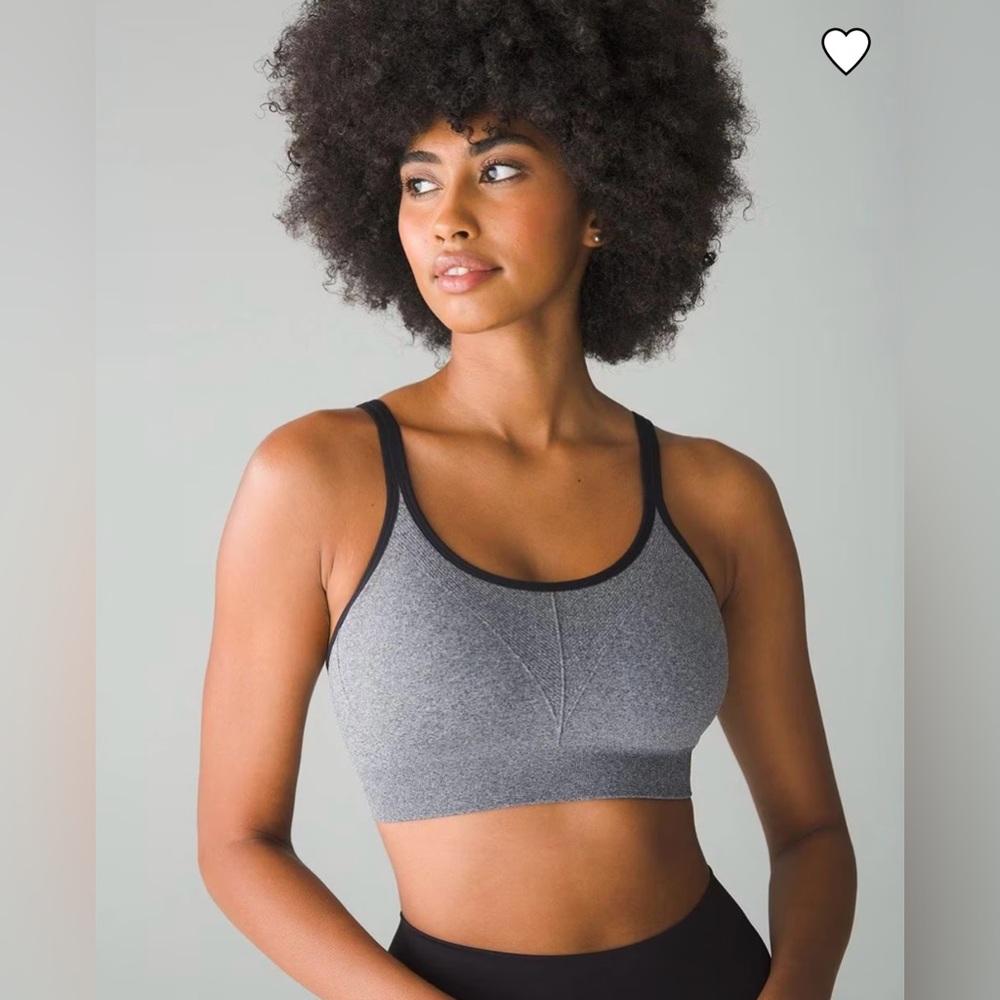 SOMA SPORT Seamless Ballet Back Bra Sz XXL NWT "Heather Obsidian"